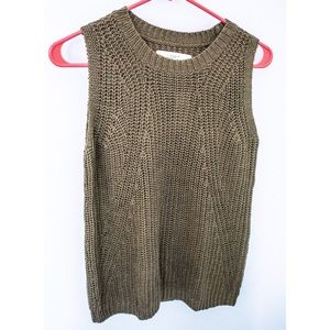 LOFT sleeves sweater in camel (medium petite)